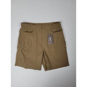 Viodia Men Hiking Cargo Golf Shorts Pockets Quick Dry Lightweight Stretch Large